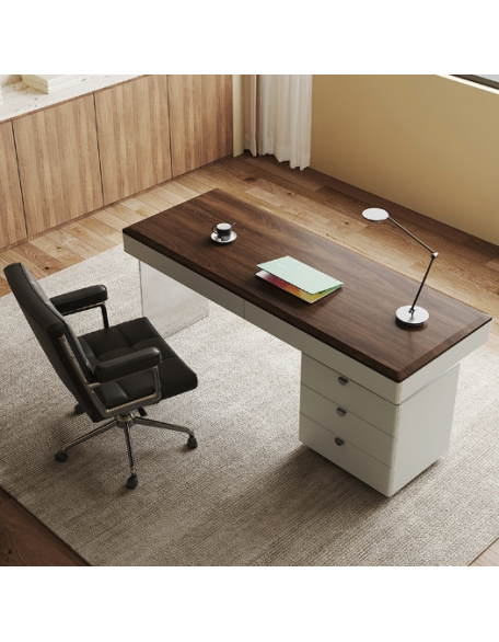 High end solid wood retro desk