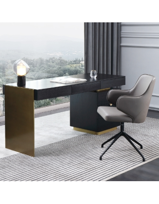 Modern minimalist and luxurious desk